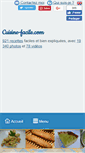 Mobile Screenshot of cuisine-facile.com